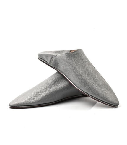 Moroccan Babouche ASALA Gray ACENDYA – ARABESK