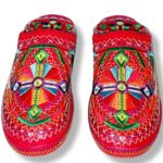 Moroccan Babouche Berber Women Red ACENDYA – ARABESK