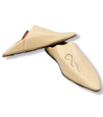 Moroccan Babouche Leather Dagger White Khanjar ACENDYA – ARABESK
