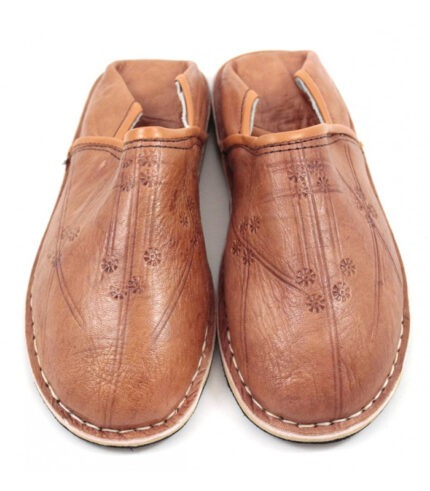 Moroccan Babouche Leather Tafraoute ACENDYA – ARABESK
