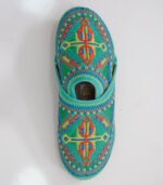 Moroccan Berber Babouche Women Green ACENDYA – ARABESK