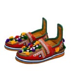 Moroccan Berber Babouche Women Red ACENDYA – ARABESK