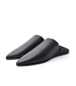 Moroccan Premium Babouche Leather Black ACENDYA – ARABESK
