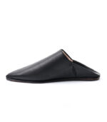 Moroccan Premium Babouche Leather Black ACENDYA – ARABESK