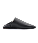 Moroccan Premium Babouche Leather Black ACENDYA – ARABESK
