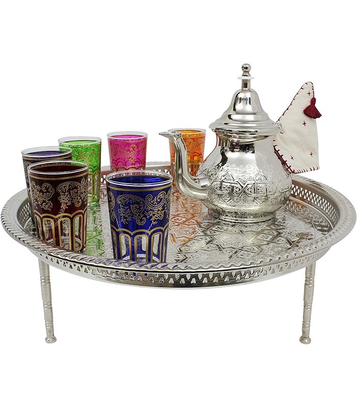 Moroccan Tea Glasses Set of 6 Classic ACENDYA – ARABESK